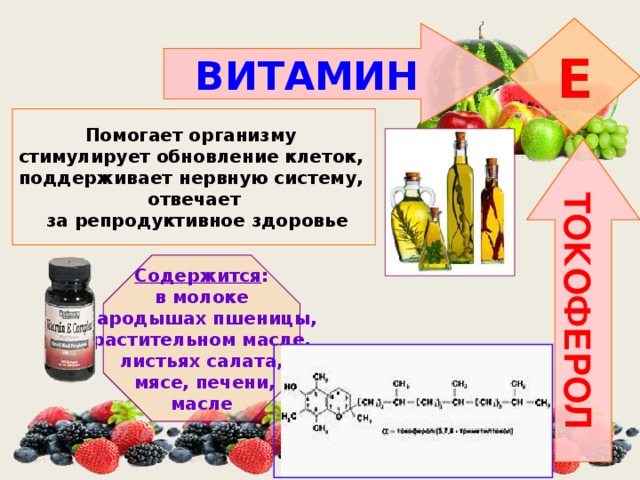 Витамины с точки зрения химии презентация 10 класс