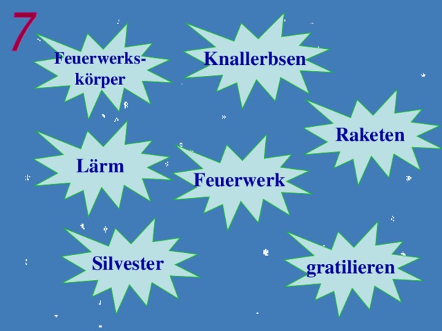 Knallerbsen Feuerwerks- körper Raketen Lärm Feuerwerk  Silvester  gratilieren