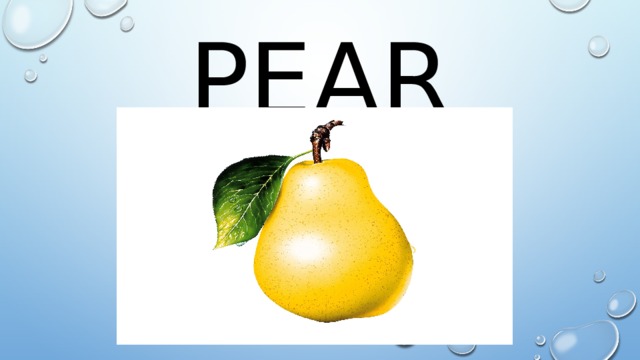 pear 