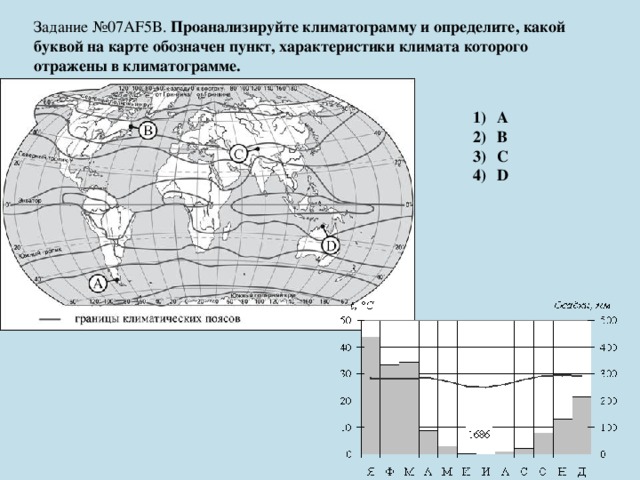 Климатическая контурная карта 7 класс