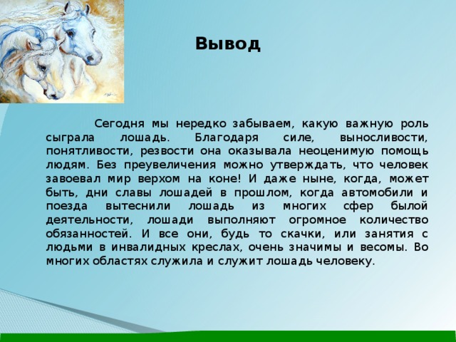 Почему лошади вызывали чувство жалости у автора