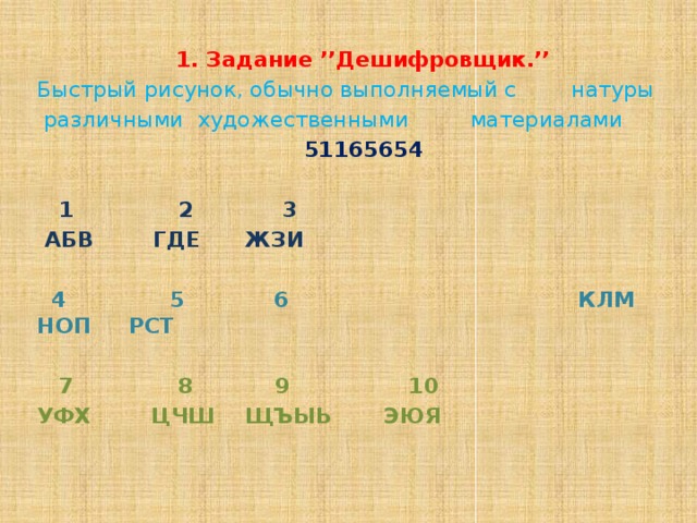 Быстрый рисунок обычно выполняемый с натуры различными художественными материалами