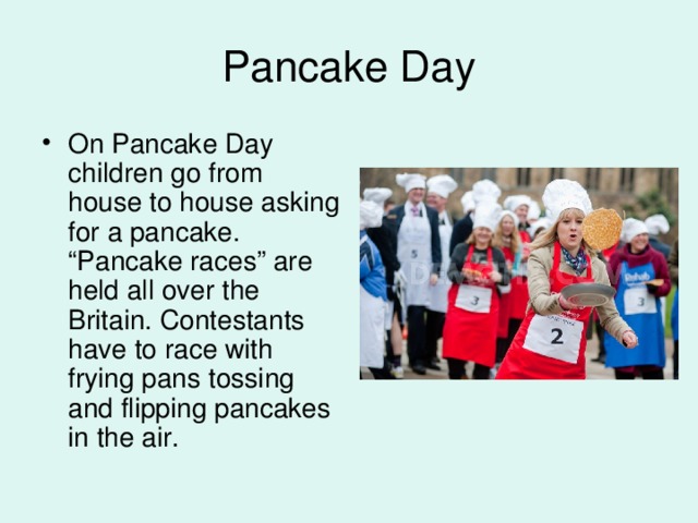 Pancake day in britain презентация