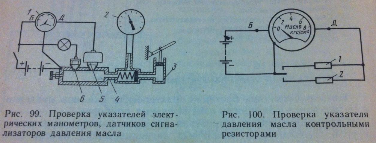 Схема подключения электронного датчика давления масла