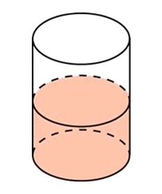 Даны 2 цилиндрические кружки. Цилиндрический сосуд рисунок. В цилиндрический сосуд в котором 6 литров воды опущена деталь.