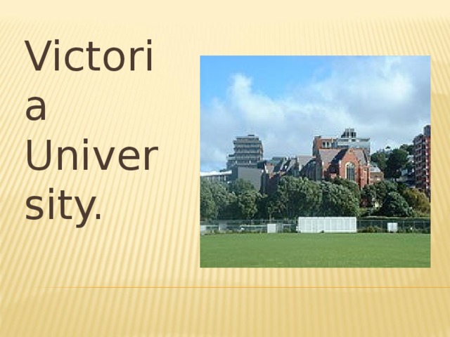 Victoria University. 
