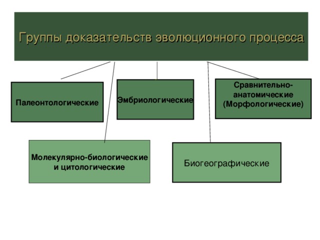 Биологические доказательства