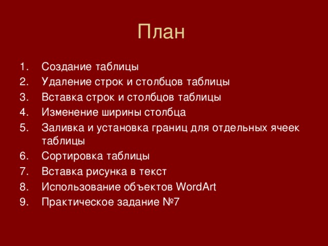 Перемещение границы столбца таблицы независимое изменение в ms word вправо приводит к