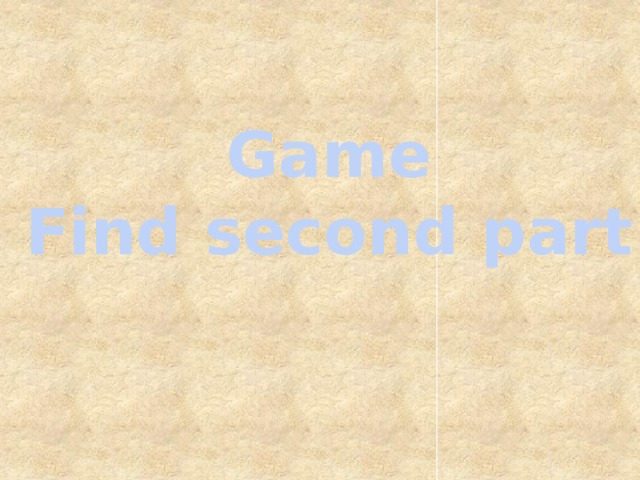 Game Find second part 