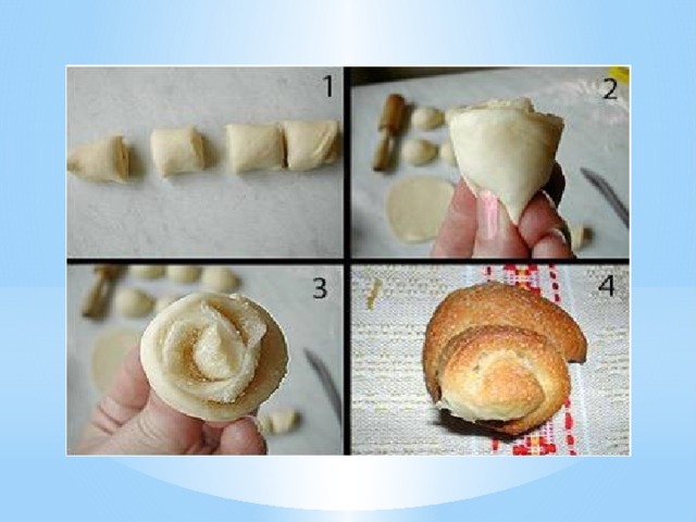 Как из теста завернуть булочки из дрожжевого теста фото