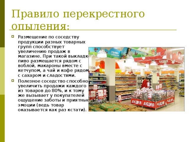 Презентация магазина продуктов пример