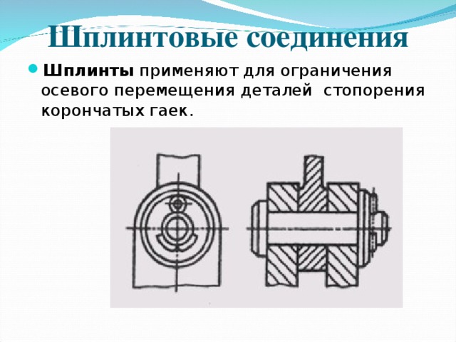 Укажите наглядное изображение корончатой гайки