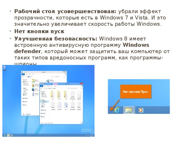 Презентация по информатике операционная система виндовс