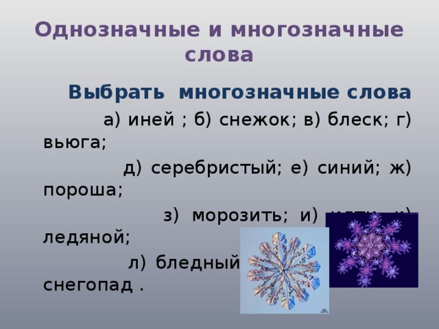 Число слова иней. Многозначные слова иней. Иней однозначное или многозначное слово. Снег однозначное или многозначное слово. Однозначные и многозначные.