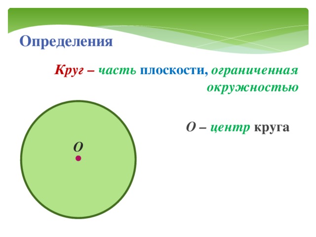 Окружность 5. Центр круга определение. Определение центра окружности. Определение цен ра окружности. Круг определение геометрия.