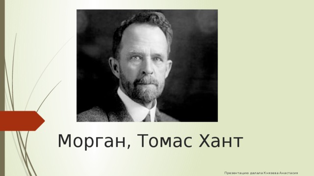 Томас морган презентация