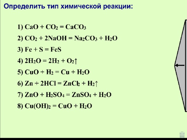 Презентация "Классификация химических реакций" (1 класс) по химии - скачать прое