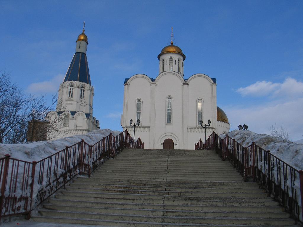 Высота церкви спаса на водах в мурманске