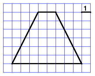 На рисунке 1 изображена трапеция. Трапеция на клеточках. Огэнайдите площадь трапеции, изображённой на рисунке.. Криволинейная трапеция нарисованная по клеткам. Трапеция задания для 6 леток.