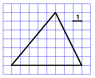 Площадь треугольника на рисунке равна. Правильный треугольник на клетчатой бумаге. Прямоугольный треугольник на клетчатой решётке. Как нарисовать треугольник на клетчатой бумаге.