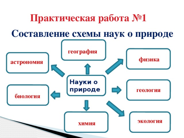 Науки изучающие природу называются