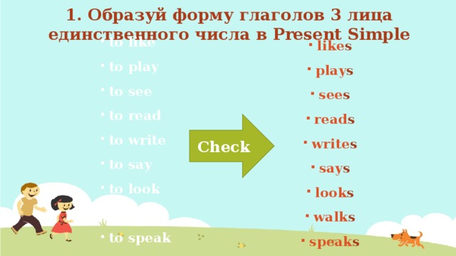 3 форма единственного числа. Форма 3 лица единственного числа глаголов английского языка. Глаголы третьего лица единственного числа в английском языке. Глаголы в третьем лице английский язык. Формы глагола в английском языке 3 лицо.