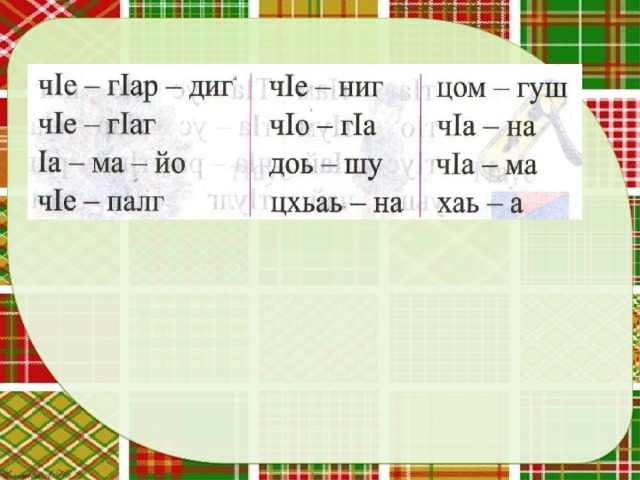 Мукъаза аьзнаш а элпаш а 2 класс план урока