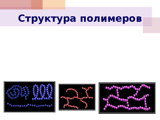 Структура полимеров по строению линейные разветвлен пространст 