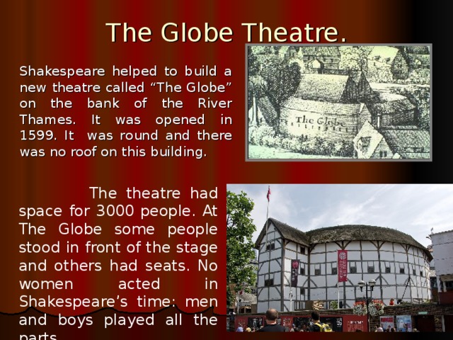 Тема театр на английском. Театр Глобус Шекспира. Вильям Шекспир театр. Уильям Шекспир театр Глобус. Презентация про театр на английском.