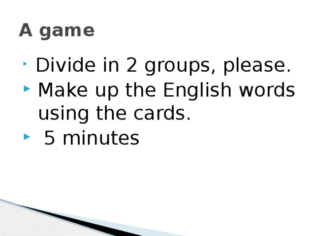 A game