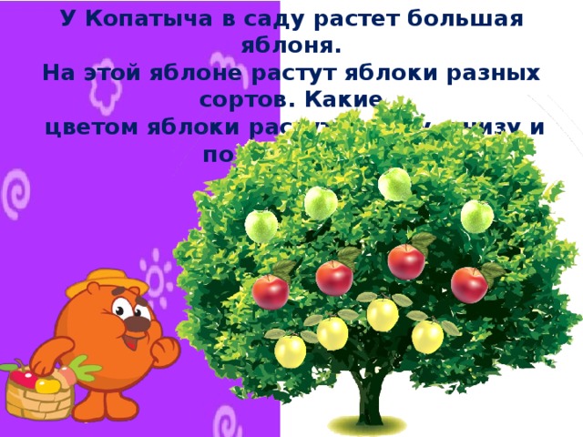 В саду растут яблони. Росла Яблонька. Расти расти Яблонька. В саду растут яблони предложения.