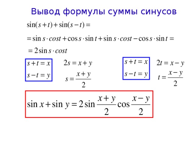 Чему равен синус суммы. Синус суммы вывод. Синус суммы вывод формулы. Вывод формулы разности синусов. Синус и косинус суммы аргументов вывод формулы.