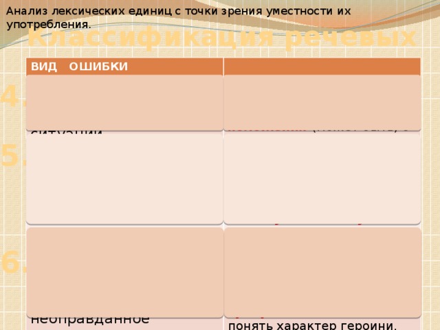 Случайный выбор синоним. Лексические единицы примеры.