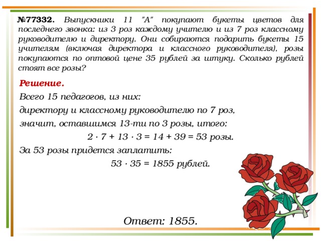 № 77332.  Выпускники 11 