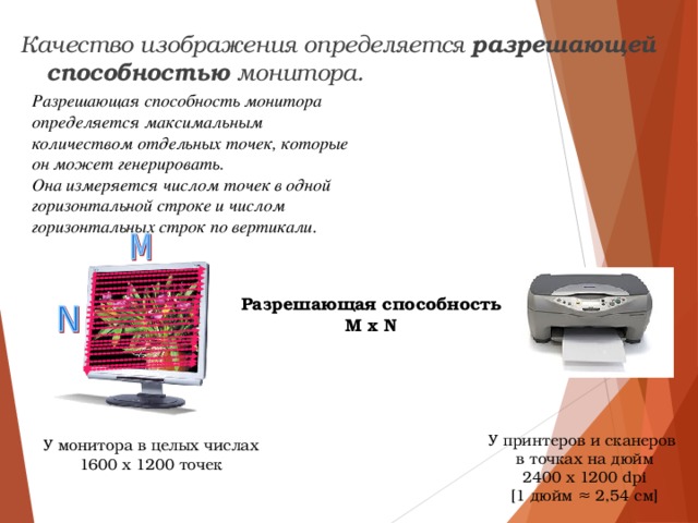 Разрешающая способность растрового изображения это