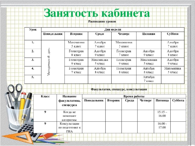 Работы на уроках время на