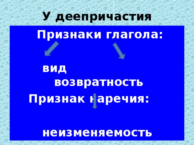 Причастие и деепричастие презентация 9 класс