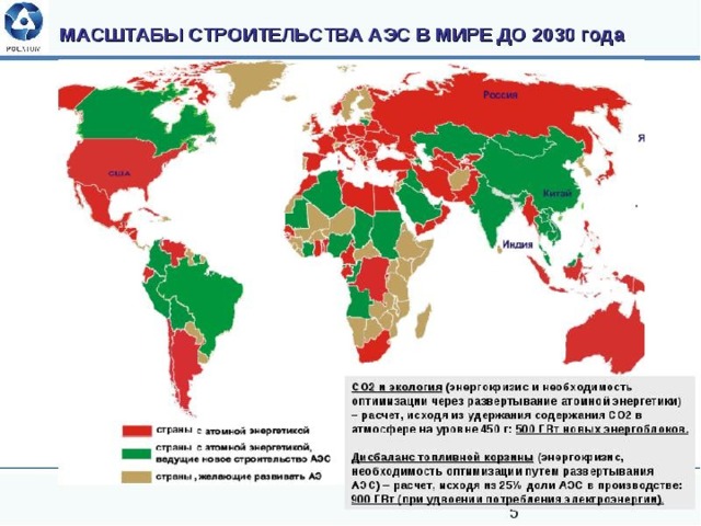 Крупнейшие аэс мира карта