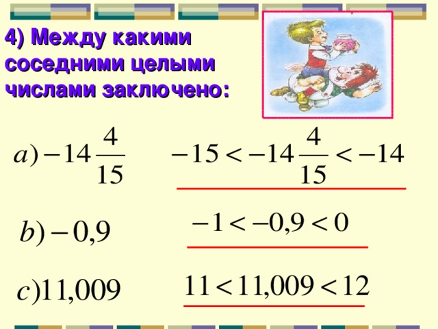 6 класс презентация сравнение рациональных чисел