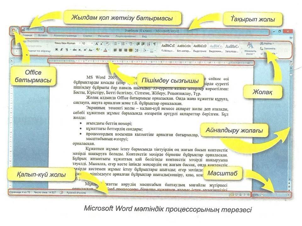 Word мәтіндік редакторы 3 сынып цифрлық сауаттылық