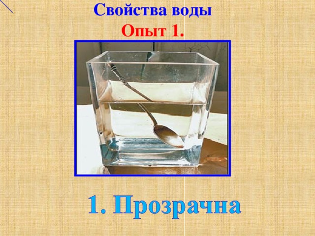 Схема вода прозрачная