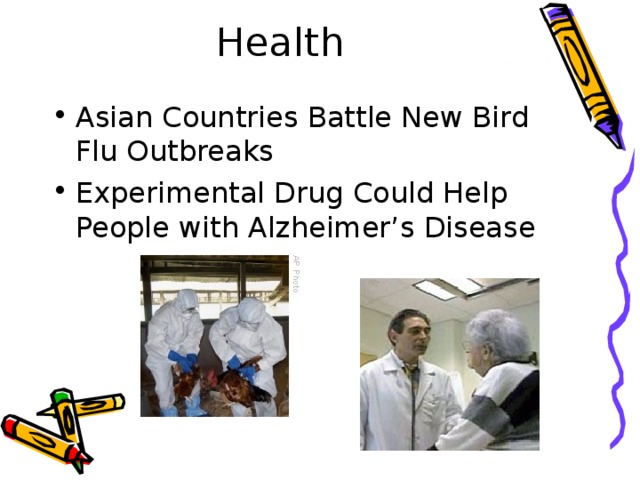 Health Asian Countries Battle New Bird Flu Outbreaks Experimental Drug Could Help People with Alzheimer’s Disease 