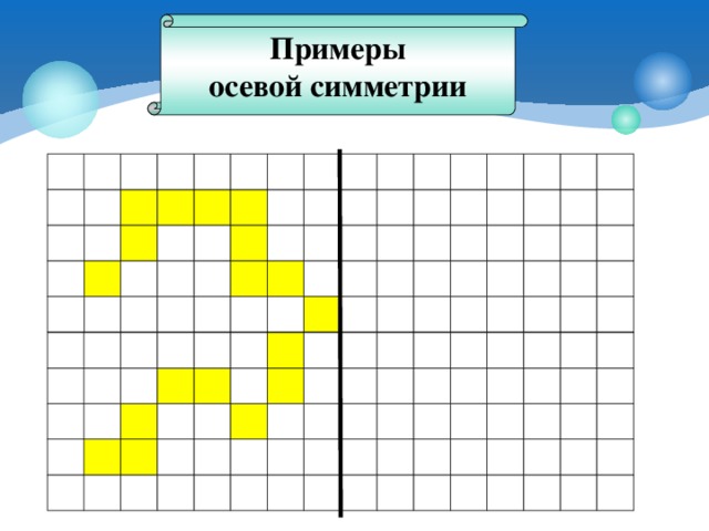 Примеры осевой симметрии 