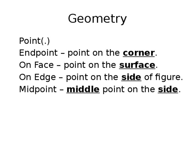 Edge points