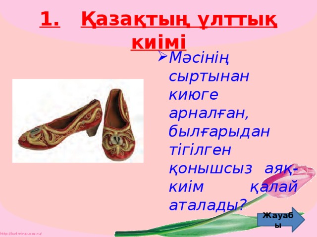 Киім аяқ киім күтімі мен оларды сақтау презентация