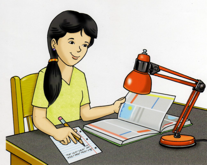 She is writing her exercises. She is writing. Рисунок человек оплачивает обучение. She is writing picture. She'writing cartoon.