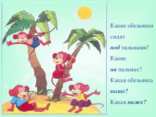 Какая выше. Обезьяна сидящая под пальмой. Привет мартышке 1 класс мартышка сидела на Пальме. Мартышка сорвала с пальмы две большие решение. 1 Класс математика мартышка сорвала с пальмы.