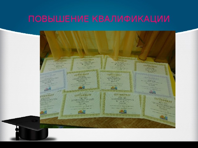ПОВЫШЕНИЕ КВАЛИФИКАЦИИ 