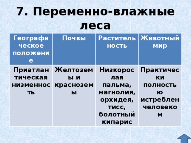 Природные зоны евразии и северной америки. Географическое положение переменно влажных лесов. Почва в переменно влажных лесах. Почвы в зоне переменно влажных лесов. Географическое положение переменно влажных муссонных лесов.