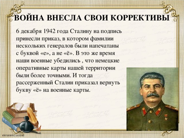 Фамилия сталина грузинская настоящая. Сталин и буква ё. Сталин 1942 год. Приказ Сталина о букве ё.